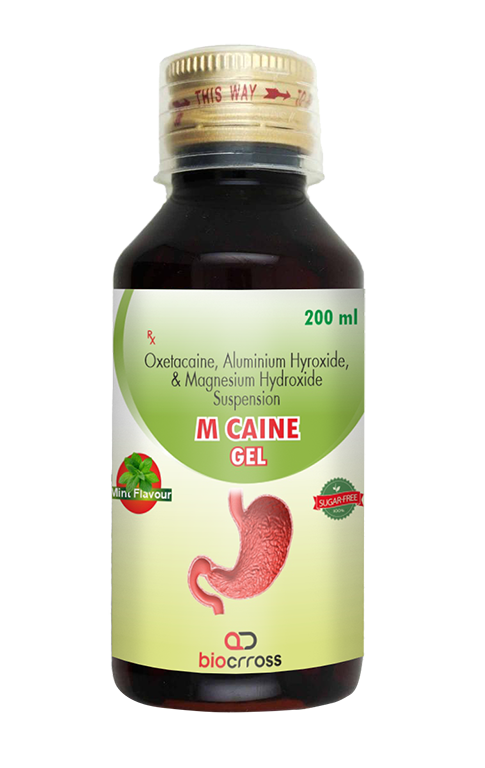 M CAINE GEL BOTTLE